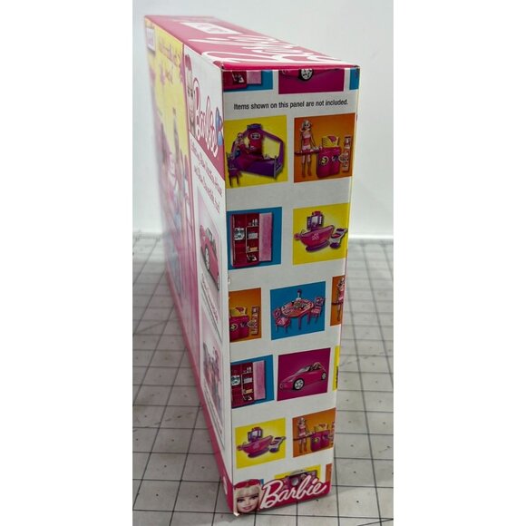 Barbie Glam Pool Blue/Pink Playset with Slide New In Box Rare! - Picture 7 of 10